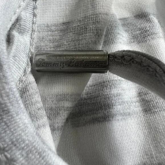 TOMMY BAHAMA Women's Short Sleeve Amira Stripe Short Dress Size M Grey (New) - Picture 5 of 8